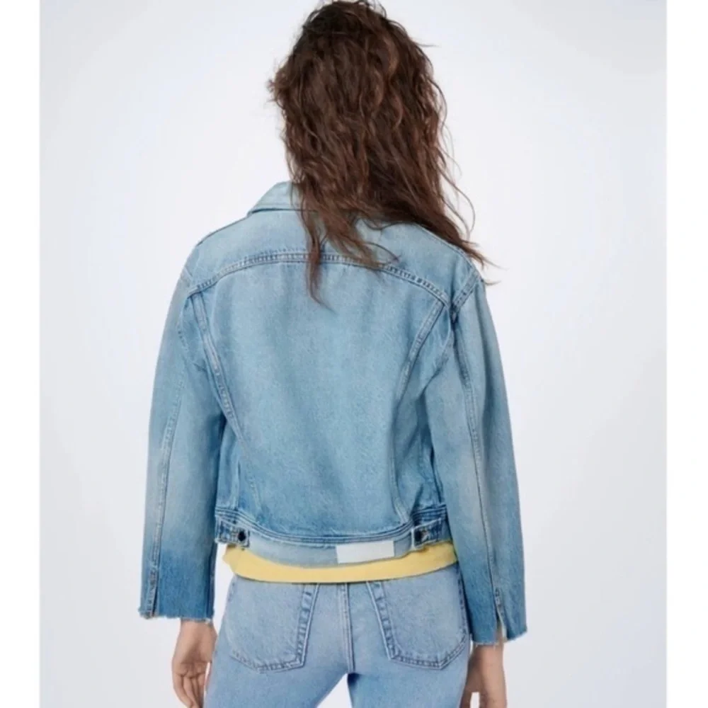 Re/Done 70s Rodeo Retro Denim Jacket Light Worn 9 NWT Vintage Vibe - Picture 3 of 16